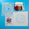1set Santa Claus Embroidery Tool Kit - DIY Embroidery Materials and Tools Included, Suitable for Beginners, Hand Embroidery Fabric Material Set