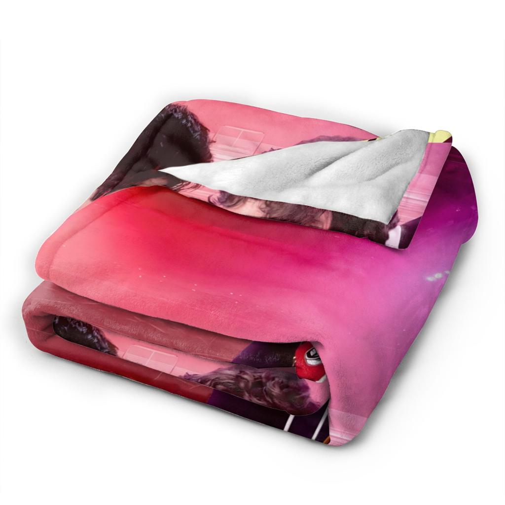 Heated Rivalry Knitted Blankets Velvet Canadian Sports Romance Lightweight Throw Blankets for Home Couch Bed Rug