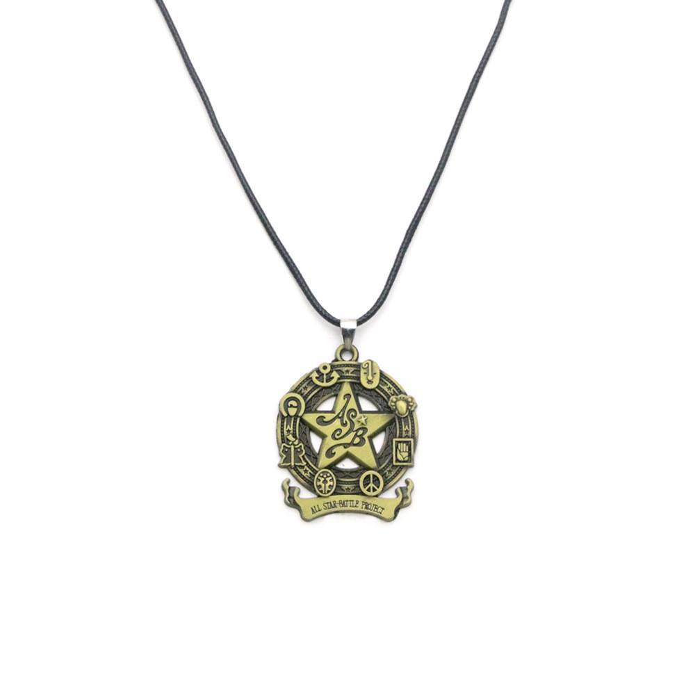 Jojos Bizarre Adventure Arrow Hat Mask Skull Alloy Keychain Pendant Necklace For Fans
