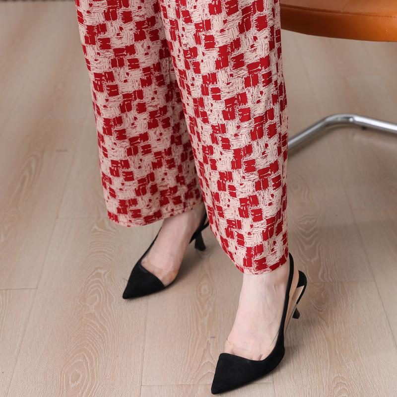 Letni Damski Zestaw Dwuczęściowy Plus Size Eleganckie Komplety Spodniowe Casualowa Odzież Damska