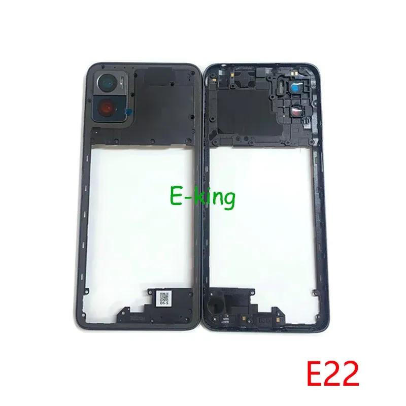 For Motorola Moto E13 E22 E32 E32S Front Housing Middle Frame Bezel Plate Cover