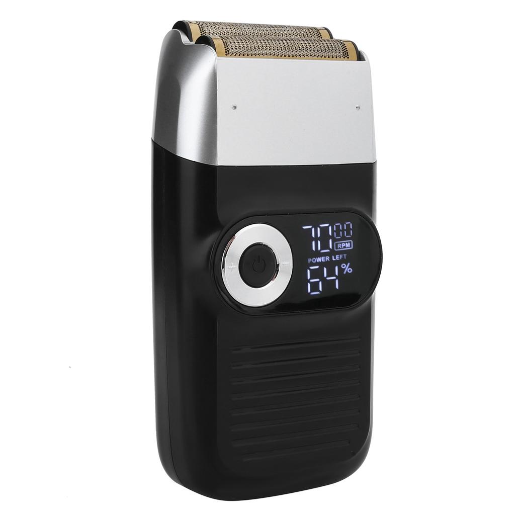 Electric Foil Shaving Trimmer Rechargeable Bald Head Beard Trimmer LCD Mustache Shaving Machine for Men