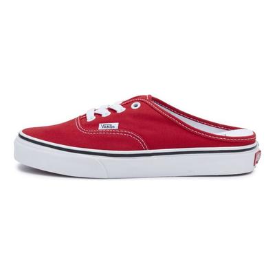 Authentic Canvas Shock Absorbing Durable Lightweight Breathable Low Top Skate Shoes Unisex Sneakers Red VN0A54F7JV6
