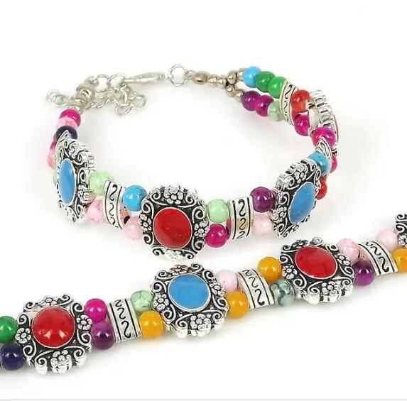 Beaded Bohemian Zircon Bracelet Charming Women's Hip-hop Punk Accessories Jewelry for Women
