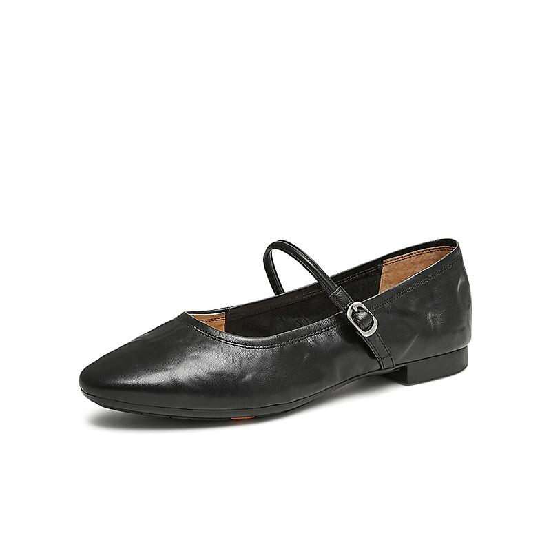 Bata Leder Mary Jane Ballerinas für Damen Weichsohlige flache Schuhe