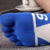1 Pair Low Cut Socks Five-finger Breathable Cotton Breathable Sports Supplies for Sports