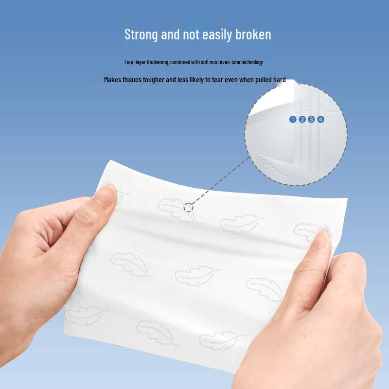 Zhihu Moisturizing 4-Ply Cream Facial Tissues, Baby Safe