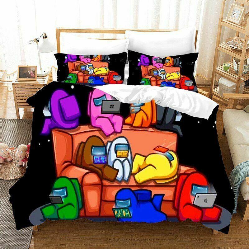 Set Bedding Game Quilt Duvet Cover Pillowcase 3d Print Cover Comforter