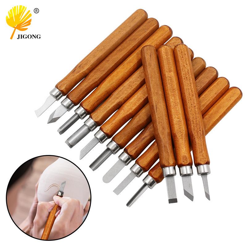 Handmade Wood Carving & Engraving Tool Set: Woodworking Knives, Seal Engraving Tools, Rubber Stamp & Woodcut Utility Knives.