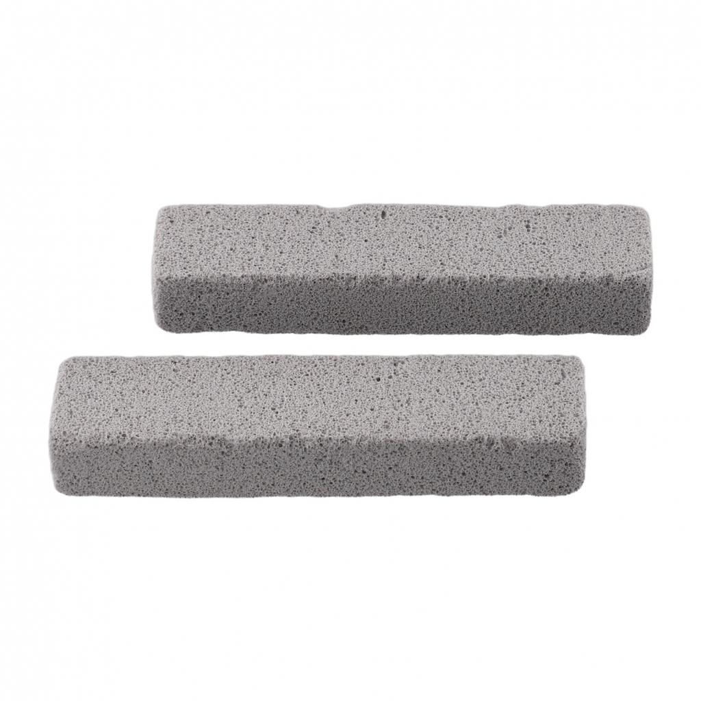 2 Premium Pumice Cleaning Pads Designed To Tackle Rust and Lime Deposits
