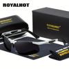 Royalhot Men Women Polarized Aloy Rectangle  Frame Sunglasses  Driving Sun Glasses Shades Oculos Masculino