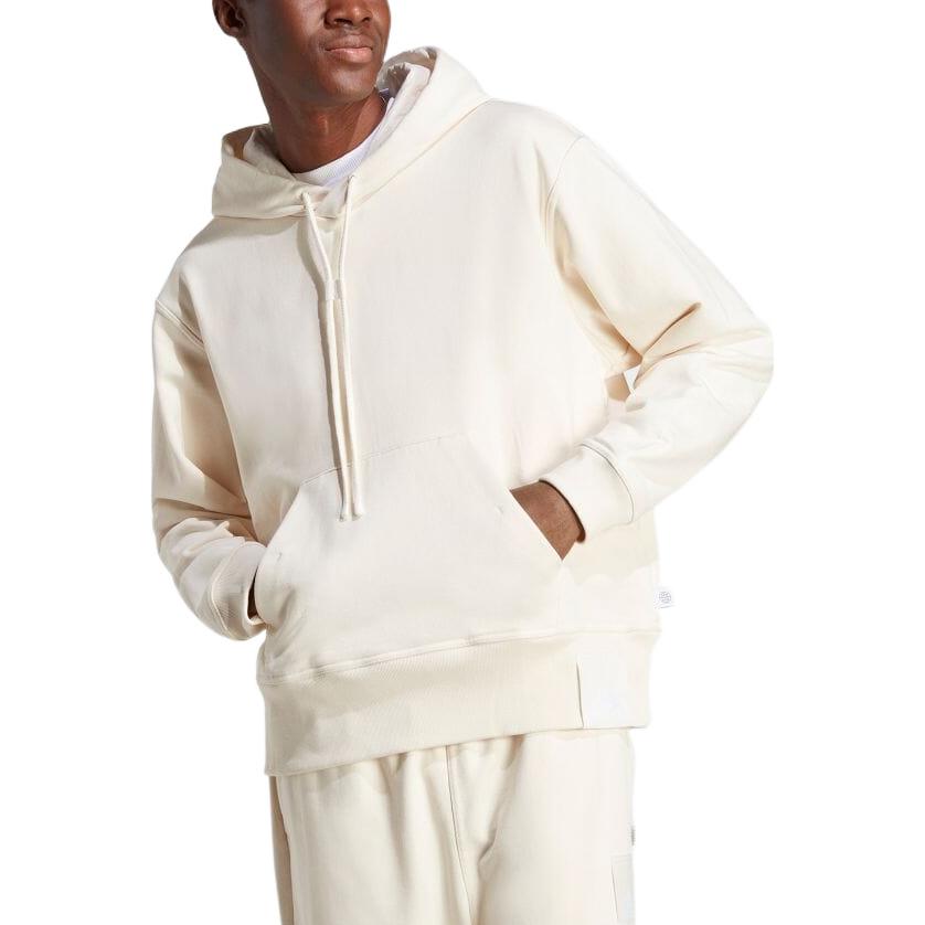 Adidas Lounge Heavy French Terry Hoodie Unisex Hoodies Beige IC4081