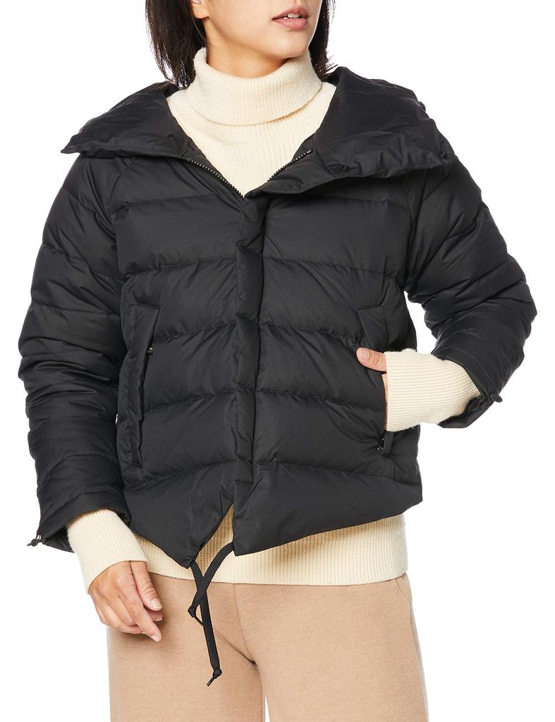 Karrimor wisp Short Down Japan Size Small to Japanese size W's Parka, Black, (equivalent S)