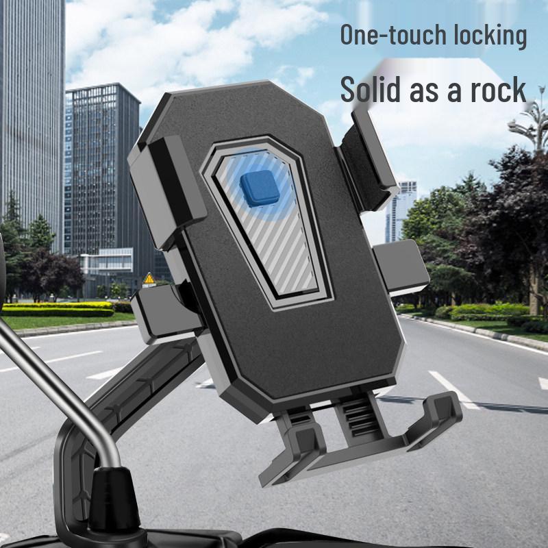 Shockproof Navigation Holder for E-Vehicles: Phones & Bikes
