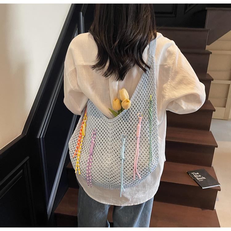 New Seaside Vacation Beach Woven Bag Tote Bag Trendy Bag Large Capacity Straw Bag Women's Bag Tote Bag