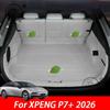 For XPENG P7+ 2026 2027 Car Boot Mat Rear Trunk Liner Cargo Leather Floor Carpet Tray Protector Accessories Mats