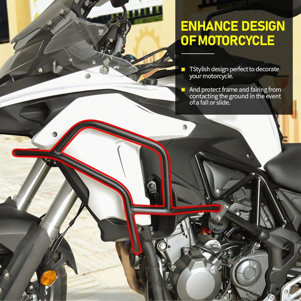 WOLFLINE for TRK502X Upper Engine Bumper for Benelli Bi500GS Upper Crash Bar Engine Guard for Benelli TRK502X Bi500GS 2021-2024