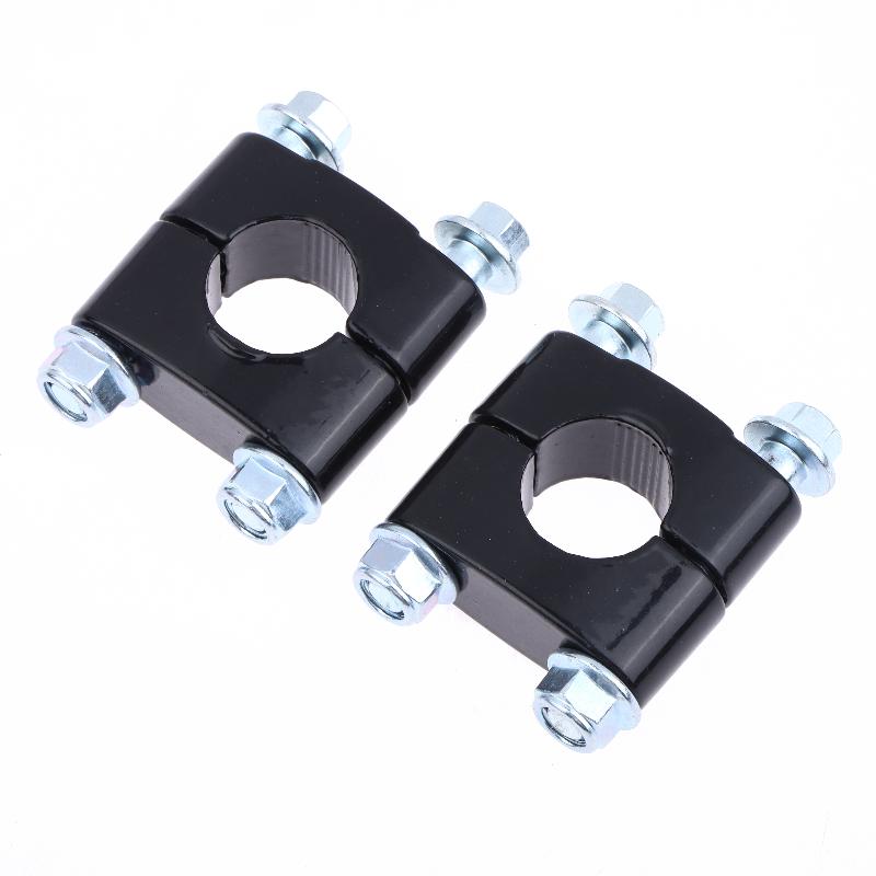 1Pair 22MM Handlebar Clamp Direction Fixing Clip Motorcycle Handlebar Clamp For Scooter ATV Quad Bike Handlebar Strength Support