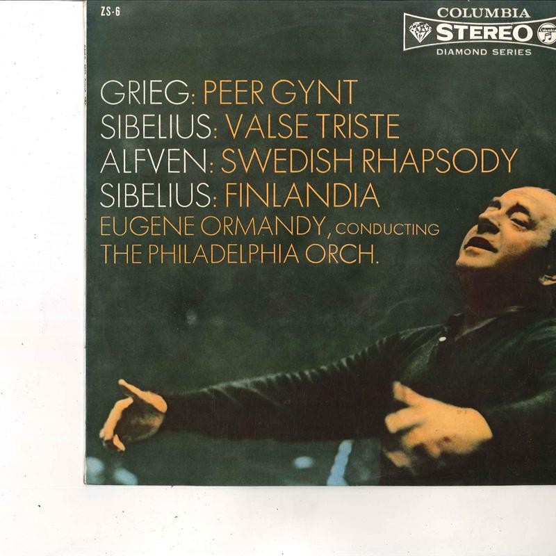 

10inch Record EUGENE ORMANDY CONDUCTING THE PHILA - Grieg : Peer Gynt, Sibelius : Valse ZS6 COLUMBIA Japan Classical Used