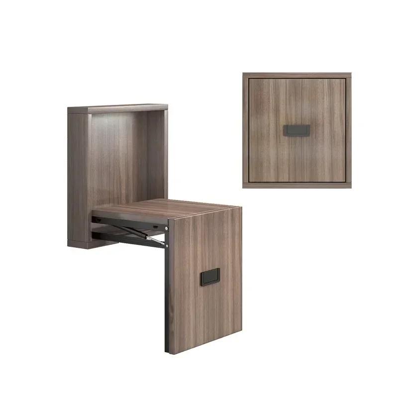 

Табурет для обуви Настенный Скрытый Табурет Многофункциональный Домашний Компактный Удобный Настенный Вход Скрытое Хранение Табурет для обуви