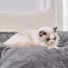 Pet Waterproof Sherpa Blanket - Paw Print Design, All-Season Warmth