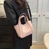Fashionable Large Capacity Bucket Bag For Women In Trendy Street Style Pu Material