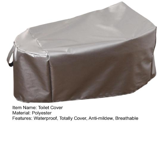 Yousheng Waterproof Toilet Cover Stain-Proof Fabric Easy to Clean Breathable Anti-Mildew Toilet Lid Cover for Home Bathroom Hotel Dormitory