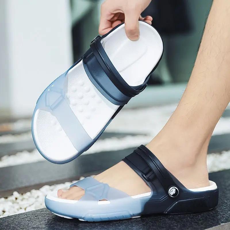 Fashion Male Slipper Beach Eva Men's Shoe Outdoor Slides High Quality Fashion Y2k Designer Luxury Elegant Casual Original Comfortable