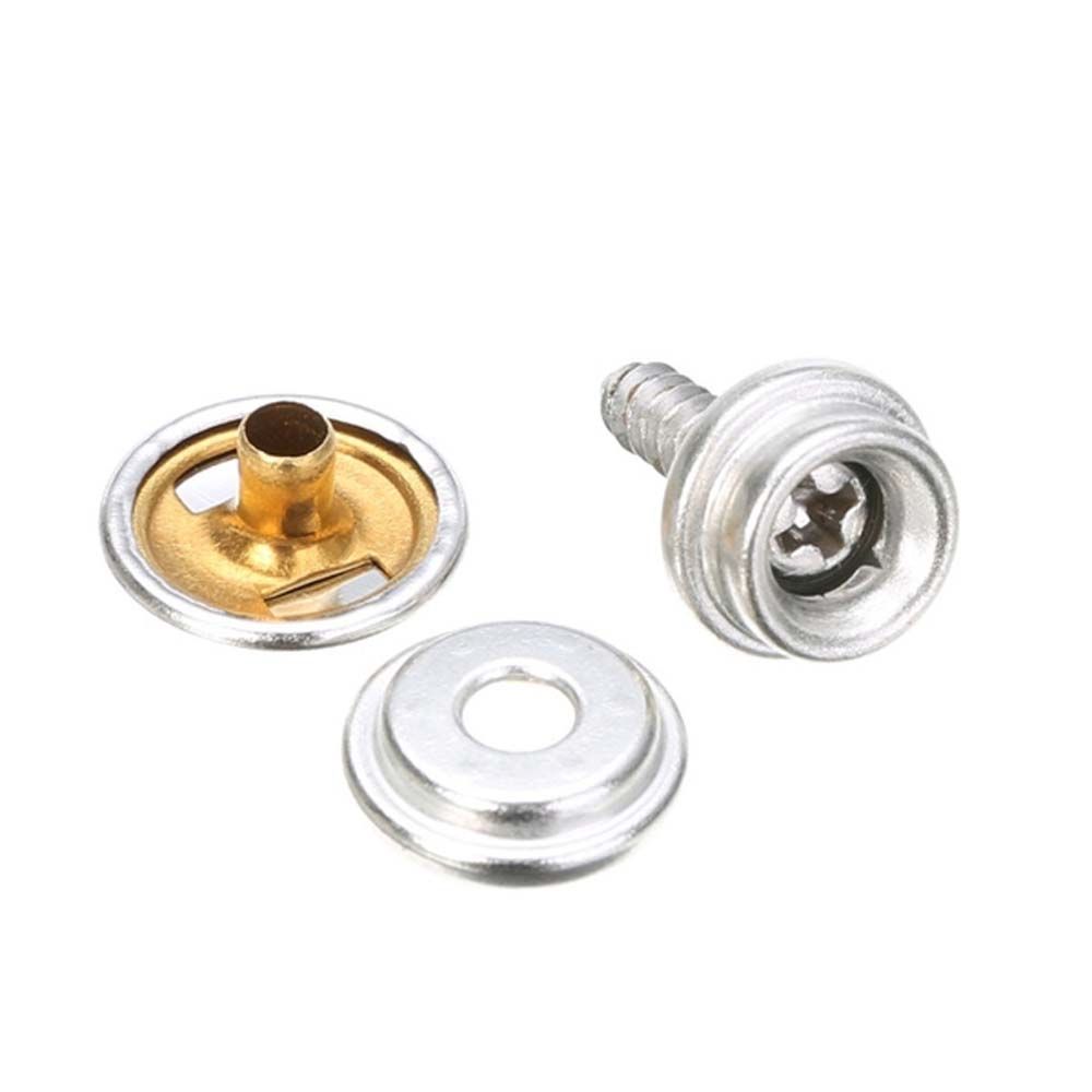 Tent Boat Tapping Snap Fastener Kit Canvas Cover Tools Snap Fastener Screw Kit Sockets Buttons