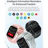 Y7 Smartwatch dla Mężczyzn Kobiet 1,85 cala Połączenie Bluetooth Smartwatch Zdrowie Zegarki do Nurkowania Relojes Smart Zegarek na Rękę