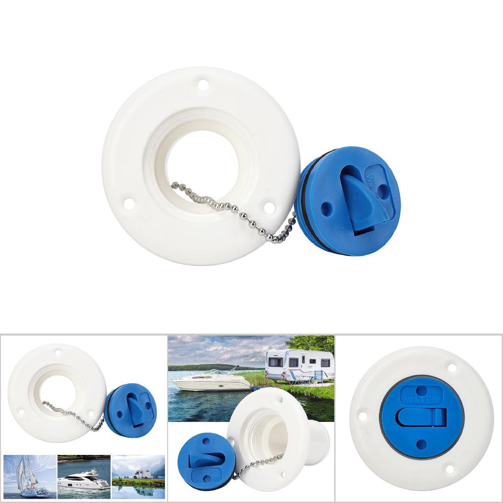 Plastic Water Hatch Cover Filler Fill Accessories for Yacht Motor Homes Conversionwhite