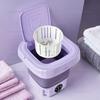 Home Mini Washing Machine Student Dormitory Lingerie Sock Portable Washing Machine 8L Large Capacity Foldable Washing Machine