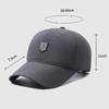 Spring Summer Hat Men's Thin Letter Embroidered Quick-Drying Breathable Baseball Cap Outdoor Sports Sunshade Cap