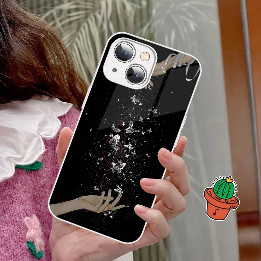 Heaven Officials Blessing Phone Case For IPhone 15 13 12 Mini 11 Pro XS Max X XR 14 Plus Tempered Glass Cover