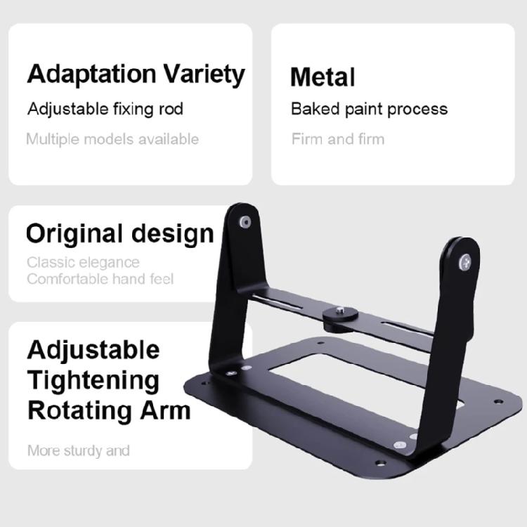 Aluminum Projector Base Stand 360 Rotating Feature Robust Projector Holder For Multimedia Presentations And Movie Nights