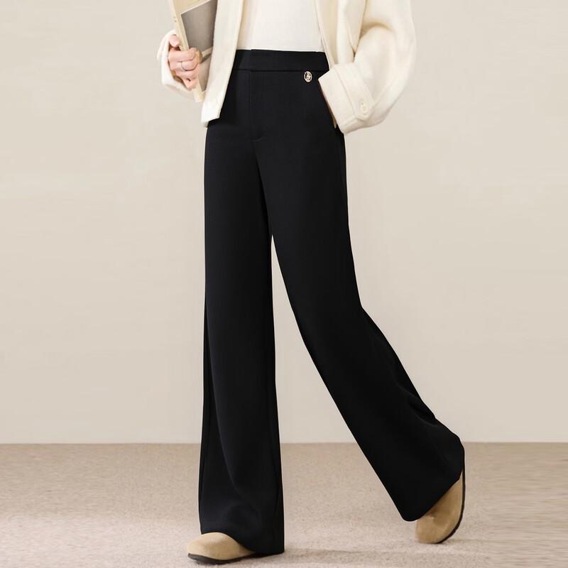 

Tatu Women s High-Waist Wide-Leg Stretch Casual Pants M