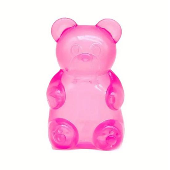 Clear Bear Squeeze Toy Anxiety Stress Relief Glitter Bear Stress Sugar Ball Sensory Toy Soft Stretchy Decompression Fidget