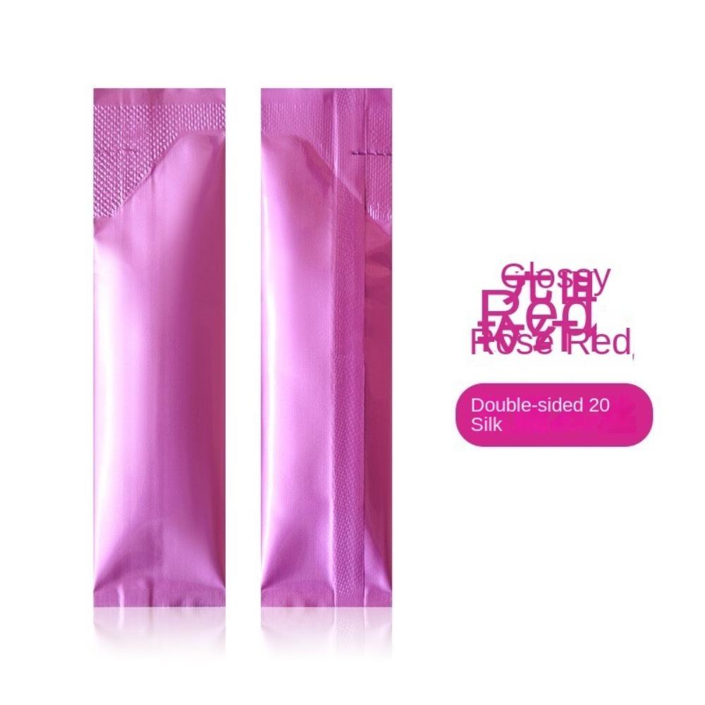 100pcs Open Top Aluminum Foil Bag Long Strip Heat Sealing Packaging Bag Trial Coffee Milk Cocoa Storage Sealing Pouch