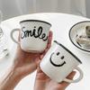 Clearance, Smiley Tableware, Household Ceramic Rice Bowl, Soup Noodle Bowl For One Person, Cute Dish Set