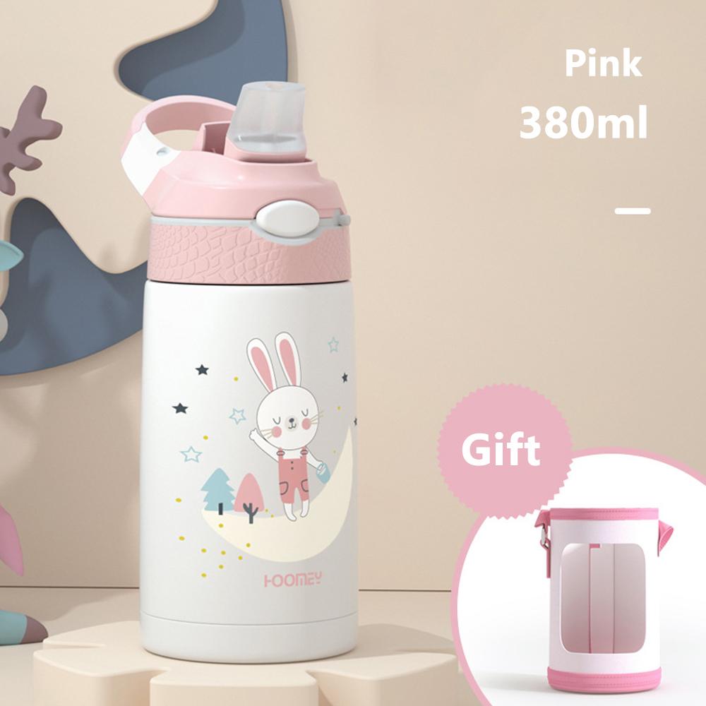 

380 мл Детский термос-бутылка с динозавром 316 Нержавеющая сталь Детская бутылка для воды для мальчиков и девочек Вакуумные фляги Термос-стакан Термокружки 380ML