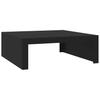 Coffee Table Black 100 x 100 x 35 cm Particleboard