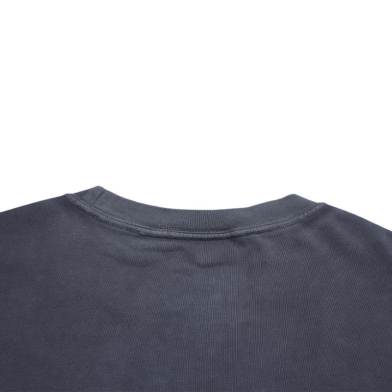 Fila × WE11DONE Minimalist Casual Versatile Loose Short Sleeve Crew Neck T-Shirt Unisex Tops F11U626104F-GY