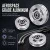 Universal Fitness Pulley Wheel Silver Pulley Wheel Strength Training Pulley  Home Gym Upgrade