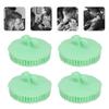 10pcs Hair Scalp Massager Shampoo Brush Cleaning Exfoliating Soft Scalp Scrubber for Adults Shower