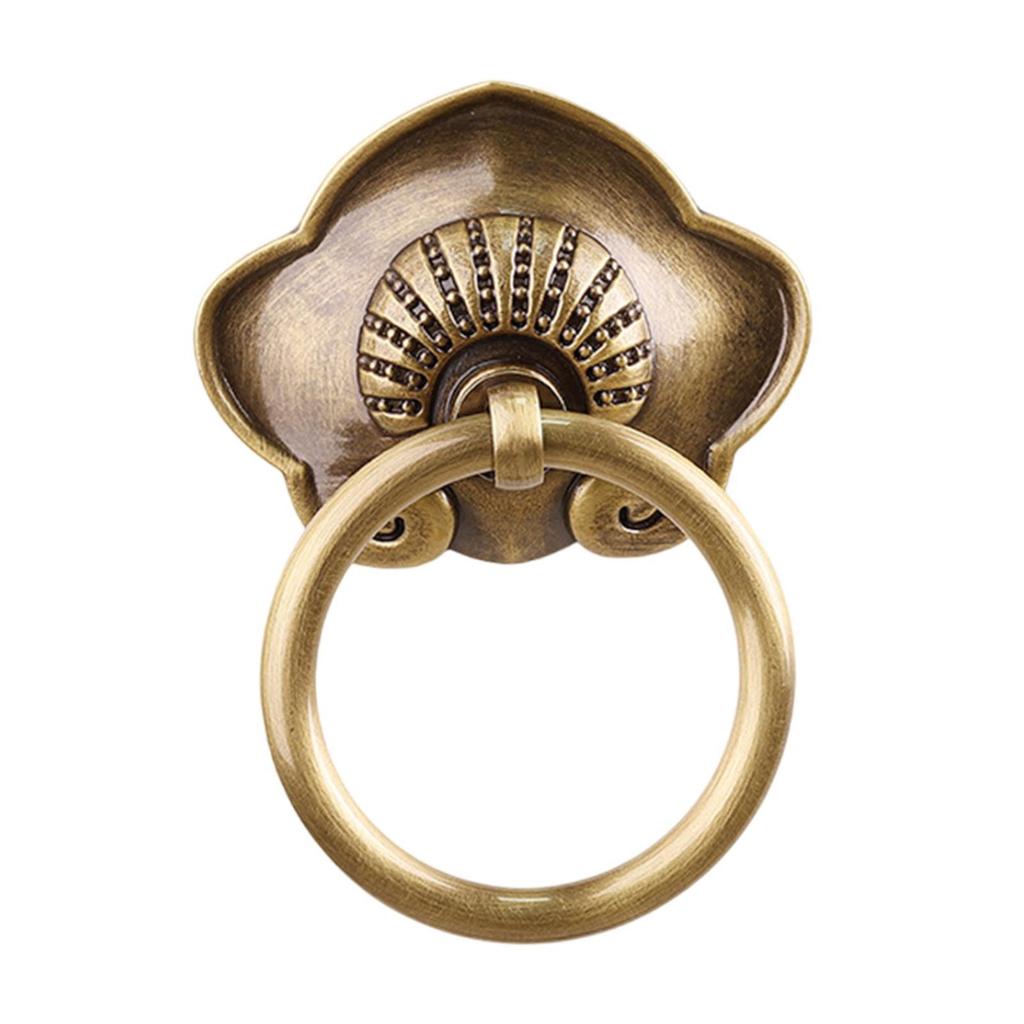 Gate Handle Replacement Door Handle Decorative Door Knocker Brass Pull Handle Heavy Duty for Shed Barn Garage Lawn Wooden House