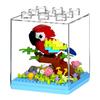 Mekensm Micro-Particle Parrot Model Building Blocks for Kids