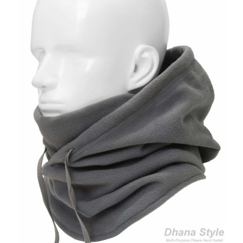 Long Neck Ver. 3-Way Fleece Scarf, Hood, Neck Warmer, Cold and Windproof, Face Guard, Balaclava, Face Mask, Headgear, Thermal Wear for Outdoors, Long