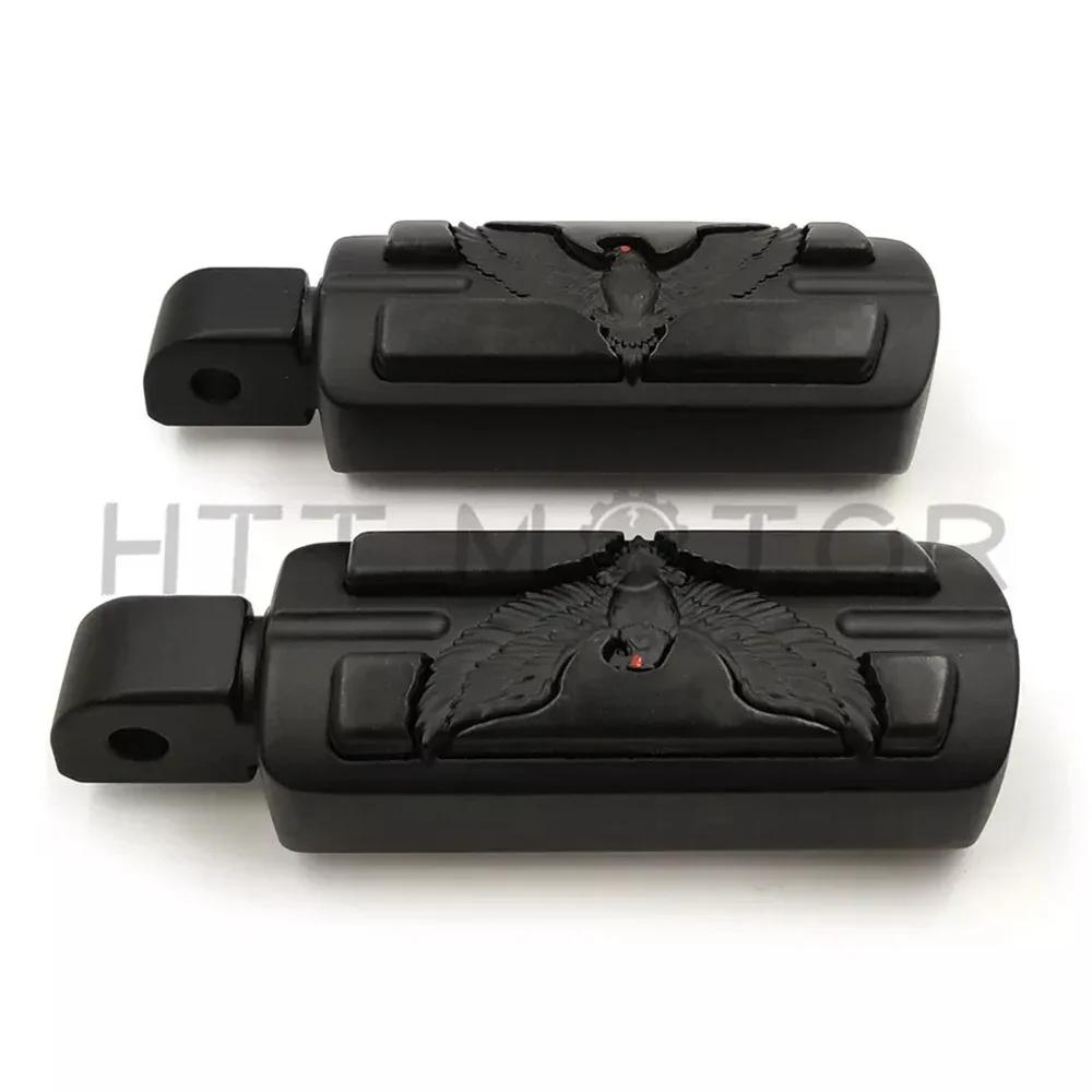 Motorcycle Accessories Gear Skull Footpegs For Passenger 2018-later Softail Fat Boy FLFB Fat Bob 2020-later LiveWire