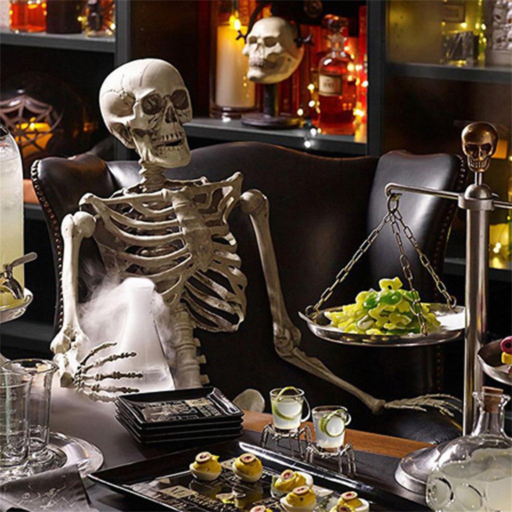 Halloween Horror Světelný kostlivec Skeleton Bar Dekorace s přívěskem scény KTV
