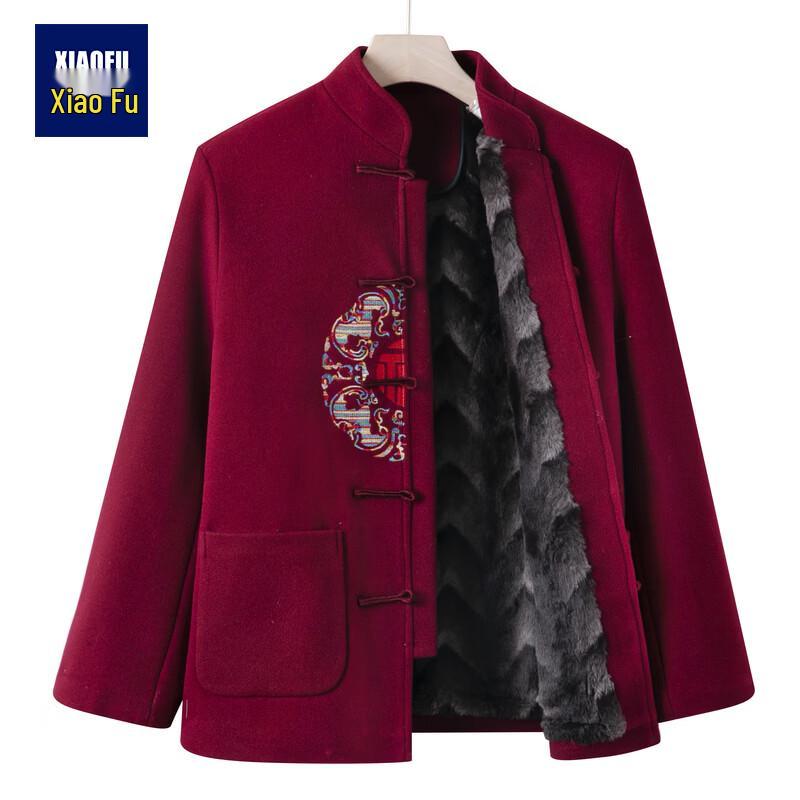 Traditional Chinese New Year Tang Suit for Seniors